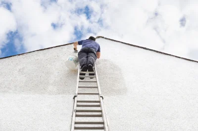 Peinture extérieure au Perron — façades et ravalement